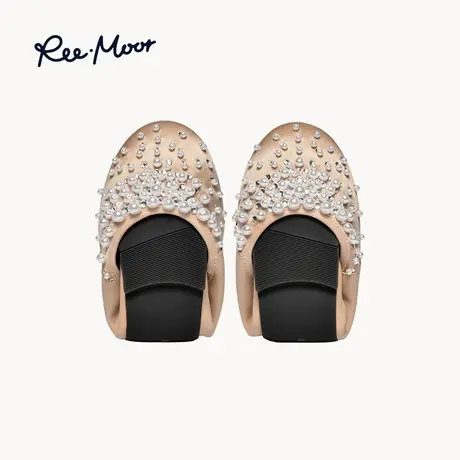REEMOOR睿慕2024年春夏新款时尚浅口单鞋舒适软底平底鞋舒卷鞋女商品大图