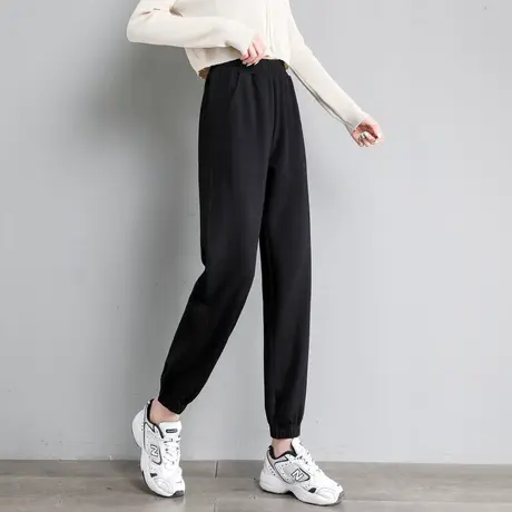 时尚运动休闲裤2022年夏季新款女士宽松百搭通勤显瘦哈伦卫裤商品大图