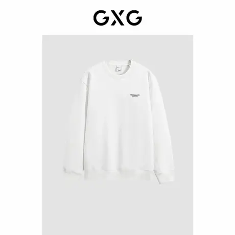 GXG男装 多色加绒圆领卫衣 2023年冬季品GEX13129394图片