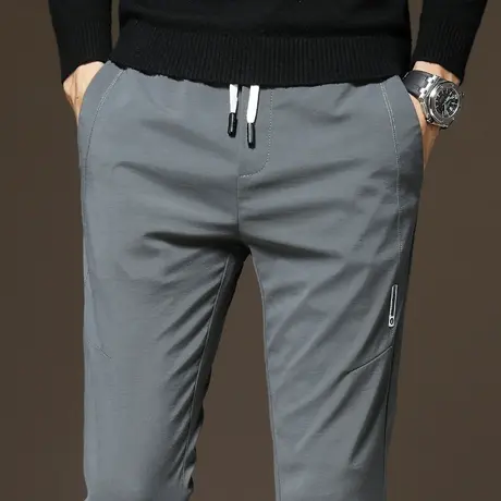 春秋款商务时尚青年百搭长裤子男韩版潮流男士休闲裤秋季秋装秋天商品大图