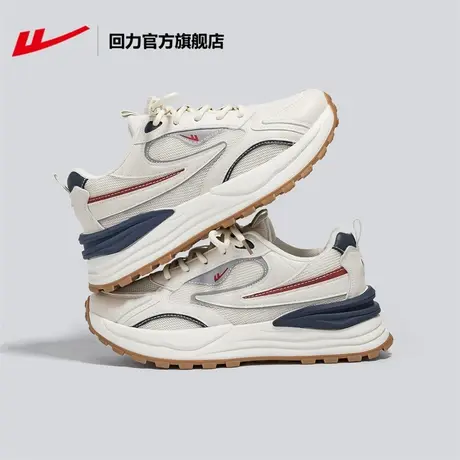 回力官方旗舰店老爹鞋女2024春夏新款增高小白鞋潮网面透气运动鞋商品大图