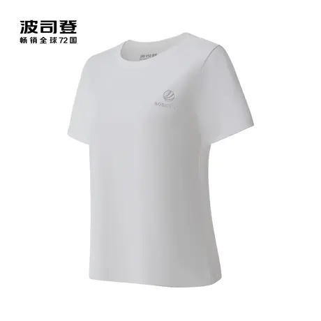 【买3免1】波司登女短袖圆领%纯棉T恤夏季纯色百搭抗菌棉面料图片