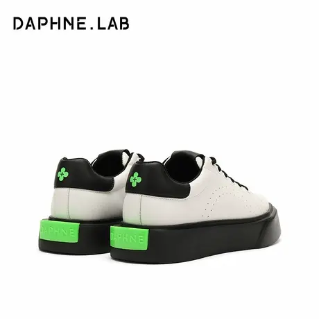 DAPHNELAB达芙妮方糖小白鞋女2024新款百搭板鞋休闲鞋女真皮透气图片