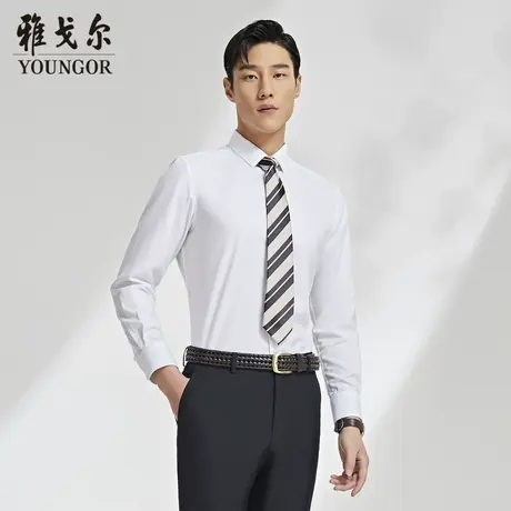 雅戈尔奥莱 CEO系列男装长袖衬衫秋新款商务休闲DP免烫衬衫商品大图