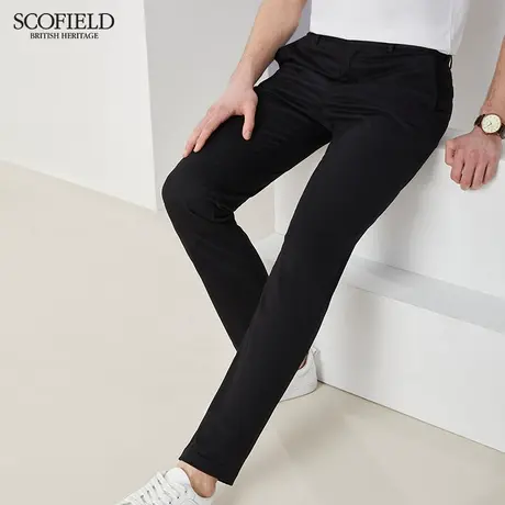SCOFIELD商务时尚纯色长裤潮流时尚舒适直筒裤休闲商品大图