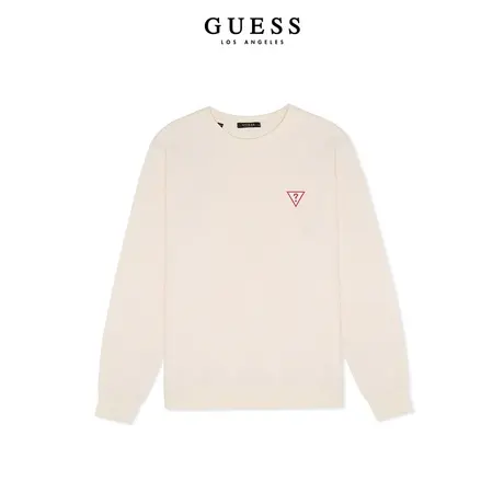 GUESS23年新款秋男士简约时尚纯色百搭长袖卫衣-KM3K9411K图片