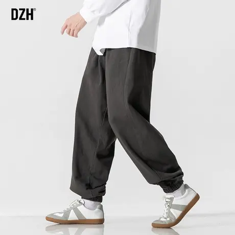 男士美式hiphop裤子男秋季休闲裤男款痞帅运动男裤秋款束脚裤潮牌图片