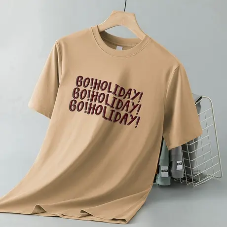 液氨丝光棉t恤男短袖潮流夏季冰丝凉感半袖速干上衣服打底衫体恤商品大图