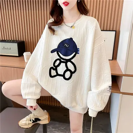 早春装设计感小众卫衣女春秋季韩版宽松初春百搭学生薄款上衣外套商品大图