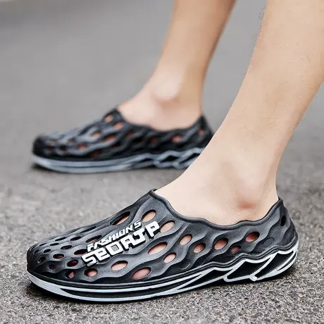 雨鞋男士户外时尚钓鱼工地水鞋男款涉水鞋胶鞋套鞋劳保防滑防水鞋商品大图