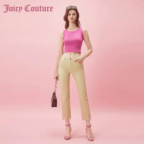 Juicy Couture橘滋春夏新款牛仔裤长裤铅笔裤休闲通勤百搭女商品大图