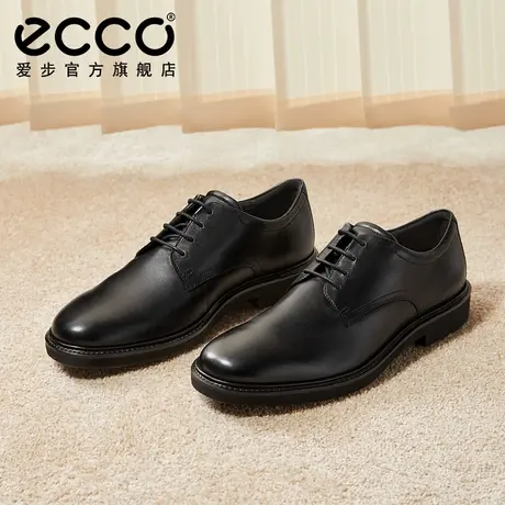 ECCO爱步商务真皮皮鞋男 英伦时尚德比鞋 都市伦敦525604图片