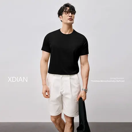 【前4小时8折】续点「0618/20:00 新品」凉感速干索罗娜短袖男夏商品大图