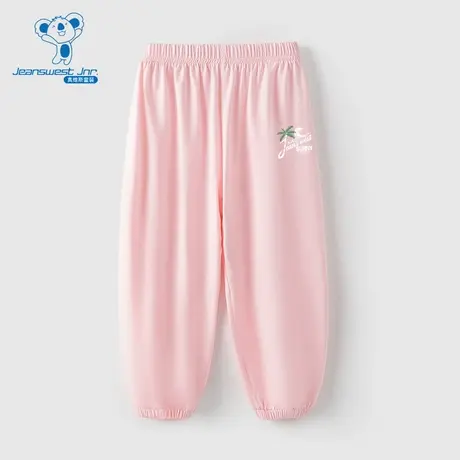 GD真维斯童装2025夏季新款女童束脚长裤休闲裤防蚊裤薄夏裤防蚊裤商品大图