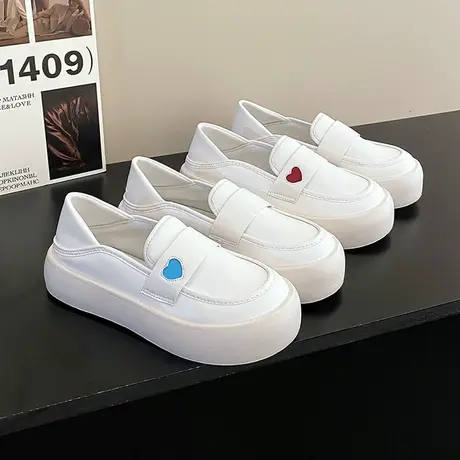 夏季透气护士鞋女不累脚医护专用工作鞋舒适软底防滑一脚蹬小白鞋商品大图