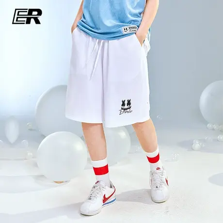 ER简约笑脸短裤街头潮流ins运动裤百搭宽松休闲夏季商品大图