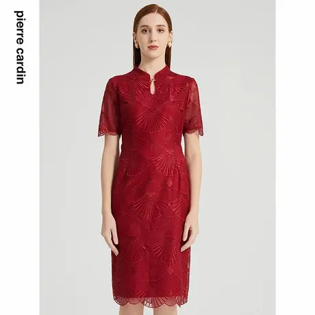 【皮尔卡丹女装】夏季端庄小众宴会礼服裙【专柜正品】图片