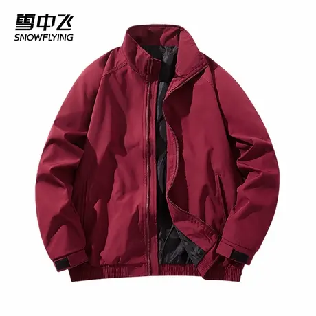 SNOW FLYING/雪中飞立领棒球服外套男秋季2025年新款宽松情侣夹克商品大图