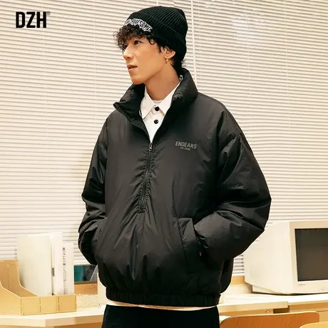 男生保暖棉服男款冬季加厚宽松棉衣外套潮高级感立领棉袄2024新款商品大图