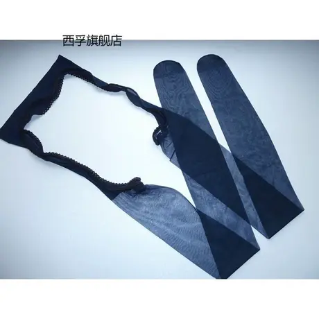 夏季糖果色开档丝袜女薄款肤色性感连裤袜丝袜黑色肉色打底袜子女商品大图
