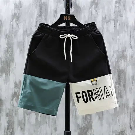 男士五分短裤夏季休闲夏天外穿潮牌ins薄款工装七分潮流宽松裤子商品大图