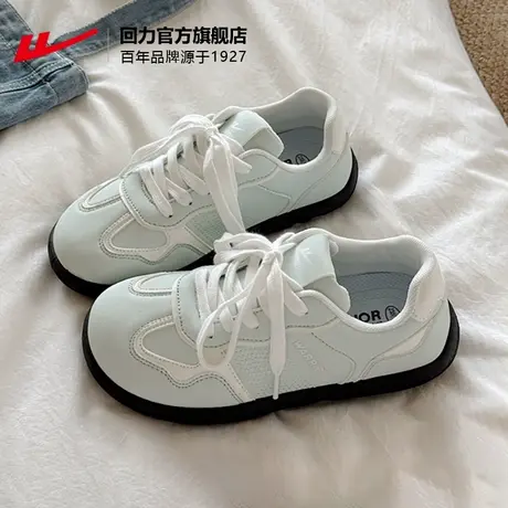 回力芭蕾风德训鞋女2025新款爆款蓝色鞋子云朵泡芙鞋百搭小白鞋女商品大图