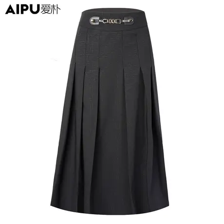 爱朴【直播专享】大码女装胖MM2023年时尚气质优雅简约显瘦半身裙商品大图