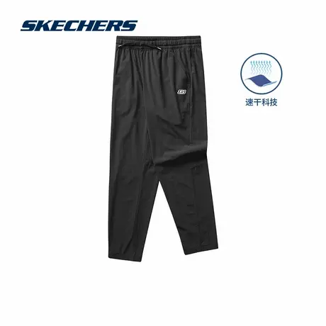 Skechers斯凯奇2024男童时尚梭织长裤柔软舒适休闲运动裤商品大图