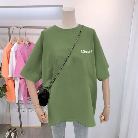 2024春夏季新款韩风chic设计感小众上衣潮别致ins白色短袖t恤女装商品大图