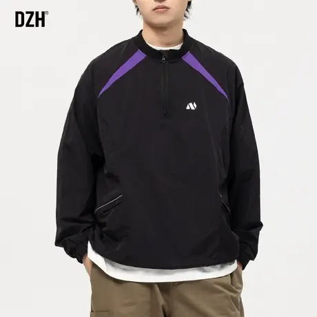 男士2024年春季外套男高级感痞帅男装冲锋衣男款登山服运动速干衣商品大图