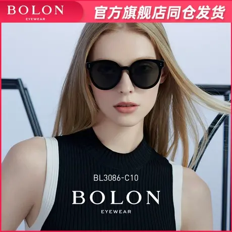 BOLON暴龙眼镜2022新品偏光太阳镜女款猫眼墨镜彩色太阳镜BL3086图片