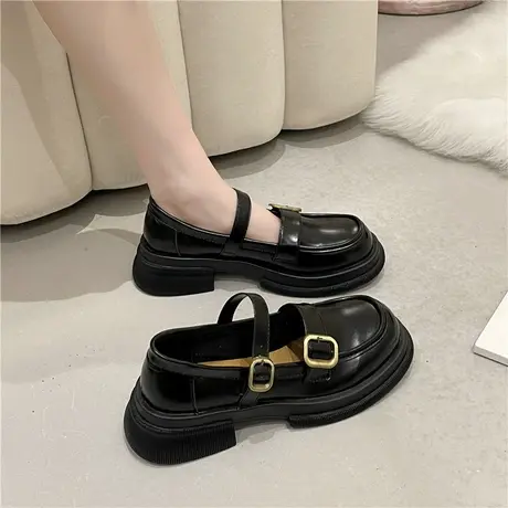 玛丽珍日系jk小皮鞋女百搭2023年春夏季新款英伦风复古配裙子单鞋商品大图