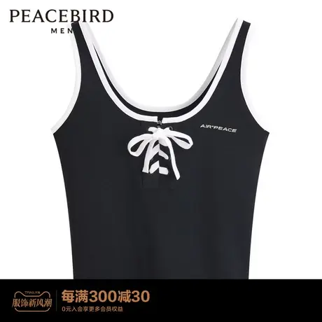 【AIRxPEACE】太平鸟夏季撞色修身背心女士背心辣妹BYDDD2241图片