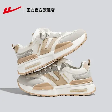 回力官方旗舰店运动鞋女2024年春季新款休闲百搭厚底老爹德训鞋女商品大图