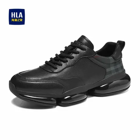 HLA/海澜之家男鞋新款春秋时尚增高耐磨百搭运动鞋男士厚底休闲鞋商品大图