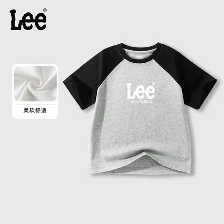 lee童装男童短袖T恤夏季2025新款男孩体恤上衣中大童半袖儿童夏装图片