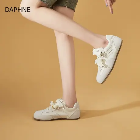 Daphne/达芙妮明星同款休闲鞋女小众百搭运动鞋轻便不累脚德训鞋图片