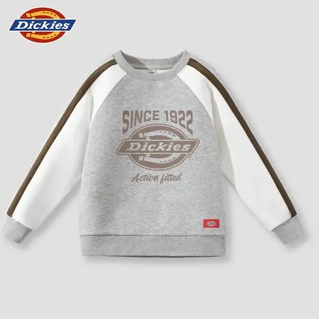 Dickies童装男童卫衣秋款圆领时尚休闲上衣儿童长袖2025新款衣服A商品大图