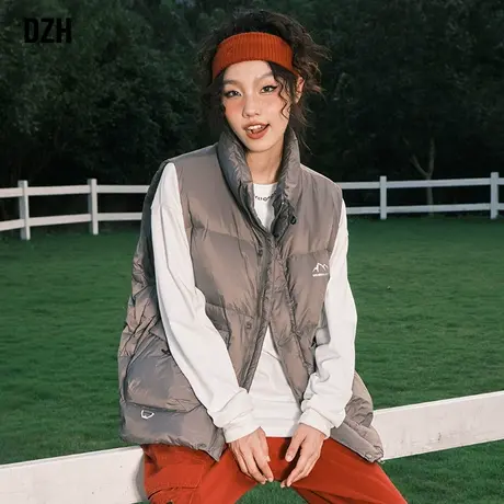 男女同款工装棉马甲外穿冬季加厚宽松情侣装2023新款无袖坎肩背心商品大图