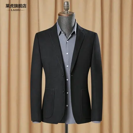 男士西服上衣韩版修身秋冬新款时尚潮流休闲小西装男百搭单件外套商品大图