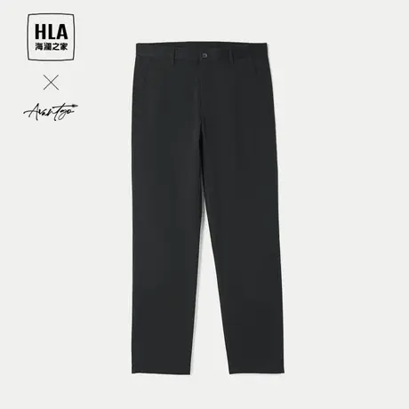 HLA/海澜之家轻商务时尚系列休闲裤24春夏新款纯色简约挺括裤子男图片