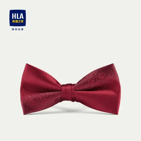 HLA/海澜之家含桑蚕丝领结2023新款时尚大方婚庆风格领结男商品大图