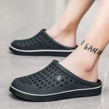 雨鞋男款夏季时尚钓鱼鞋赶海专用鞋厨房鞋防滑厨师水鞋男士防水鞋商品大图