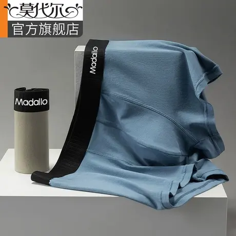 莫代尔男士内裤男生纯棉内裤男款加大码抗菌平角裤男式四角短裤头商品大图