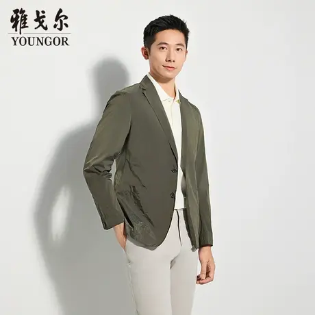 【商城同款】雅戈尔男士西服春季新款官方商务休闲正装西装外套男商品大图
