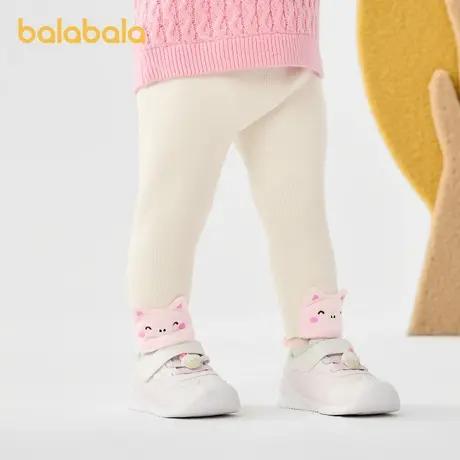 巴拉巴拉宝宝长裤女童裤子2025新款秋冬打底裤加绒萌商品大图