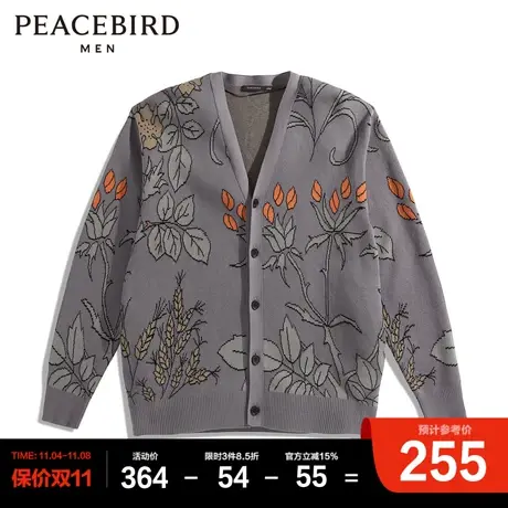 太平鸟男装毛开衫商品大图