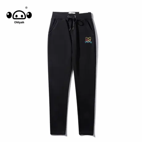 Ohlyah潮牌日系休闲裤女宽松百搭个性束脚裤韩版潮流宽松运动裤子商品大图