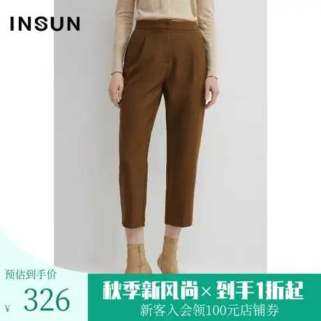 恩裳商场同款冬季简约大气裤子经典职业西装裤女商品大图