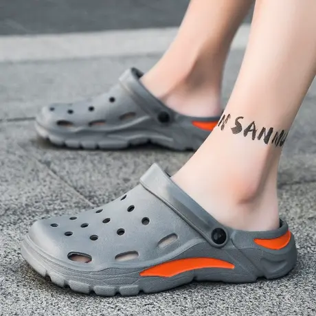 雨鞋男款时尚钓鱼水鞋厨房工作胶鞋厨师水鞋防滑户外涉水防水鞋男商品大图